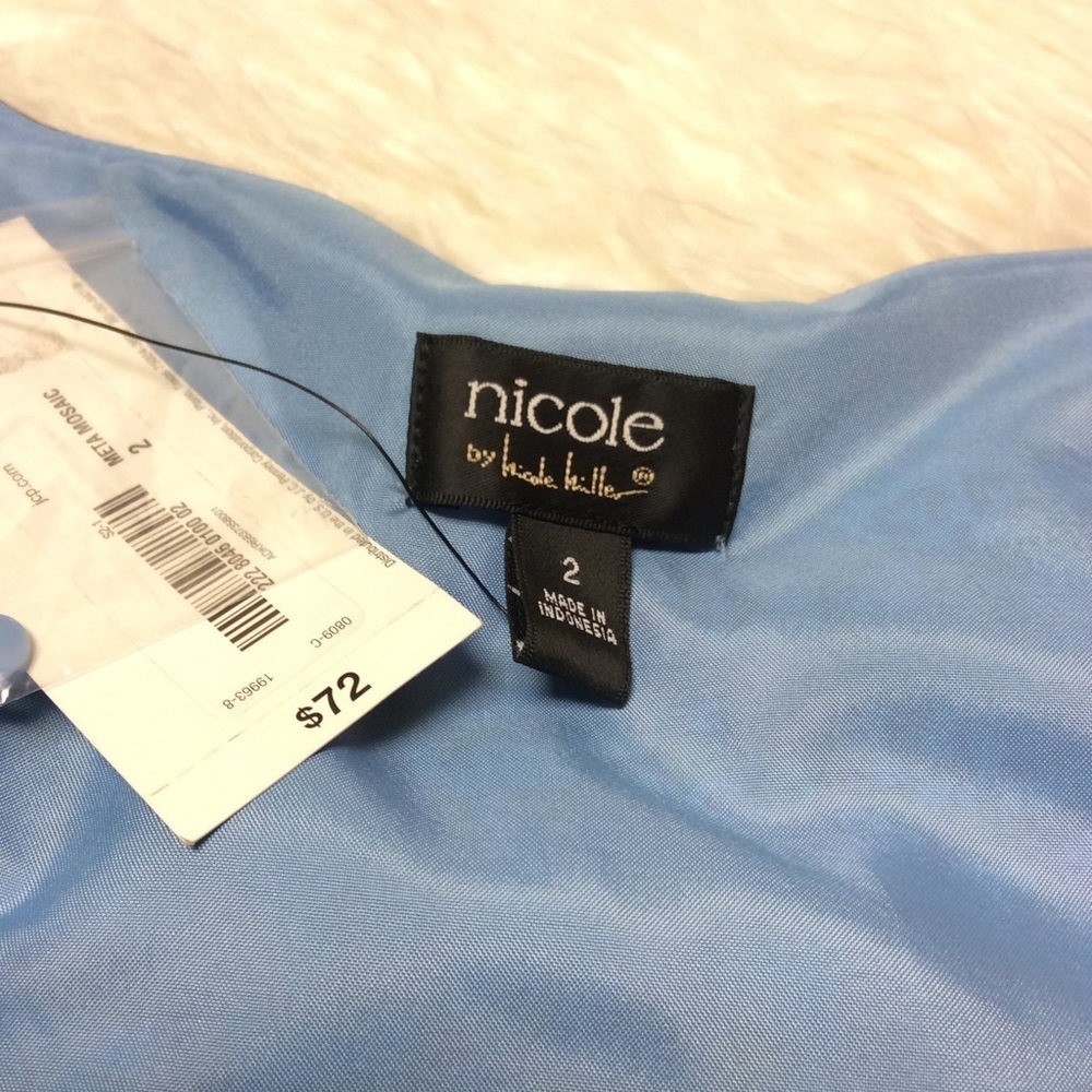 NICOLE BY NICOLE MILLER COLD SHOULDER DRESS - Picture 4 of 7